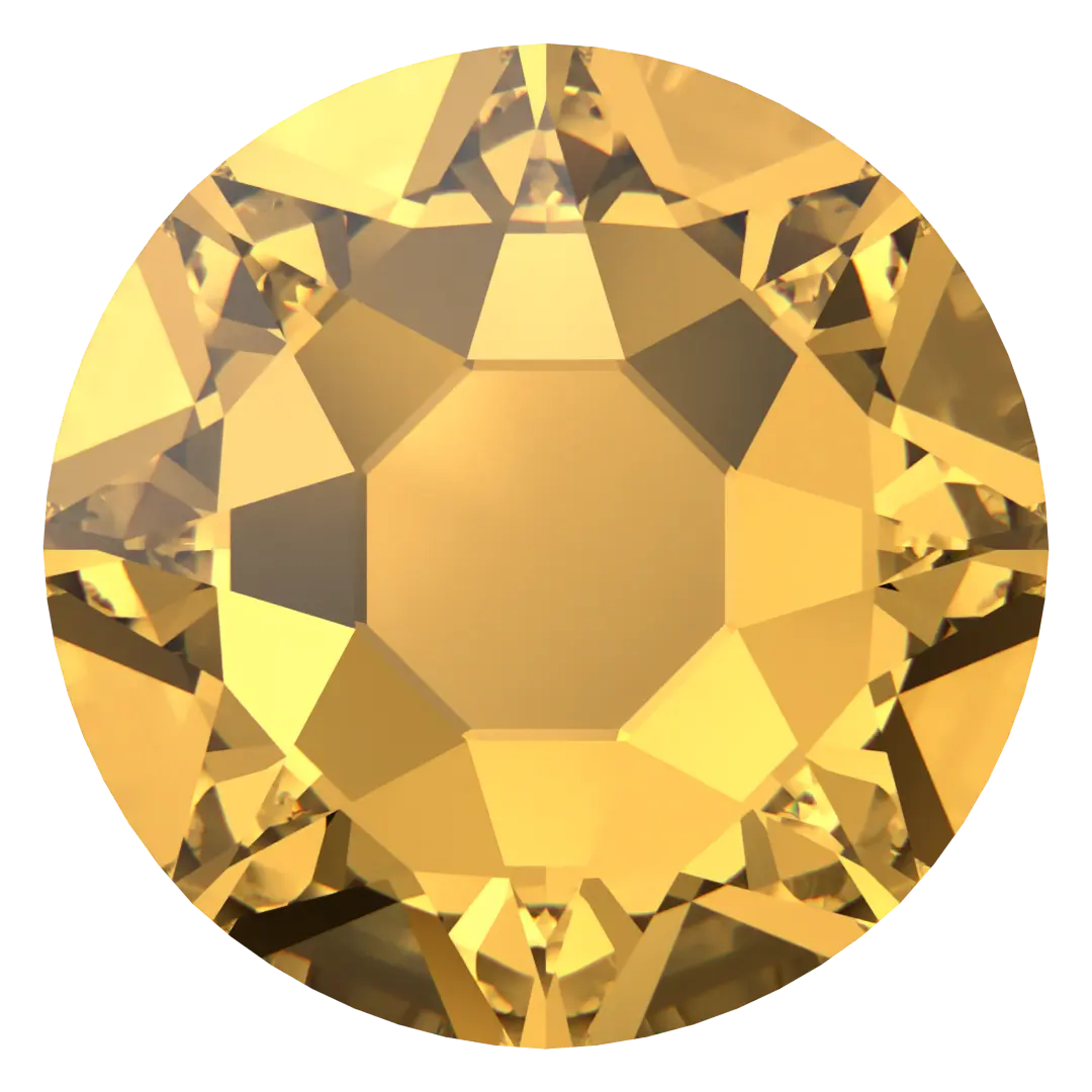 Strass swarovski GOLDEN TOPAZ - Dolly Gems