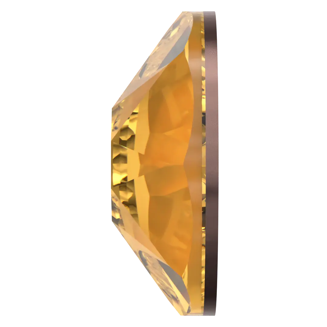 Strass swarovski GOLDEN TOPAZ - Dolly Gems