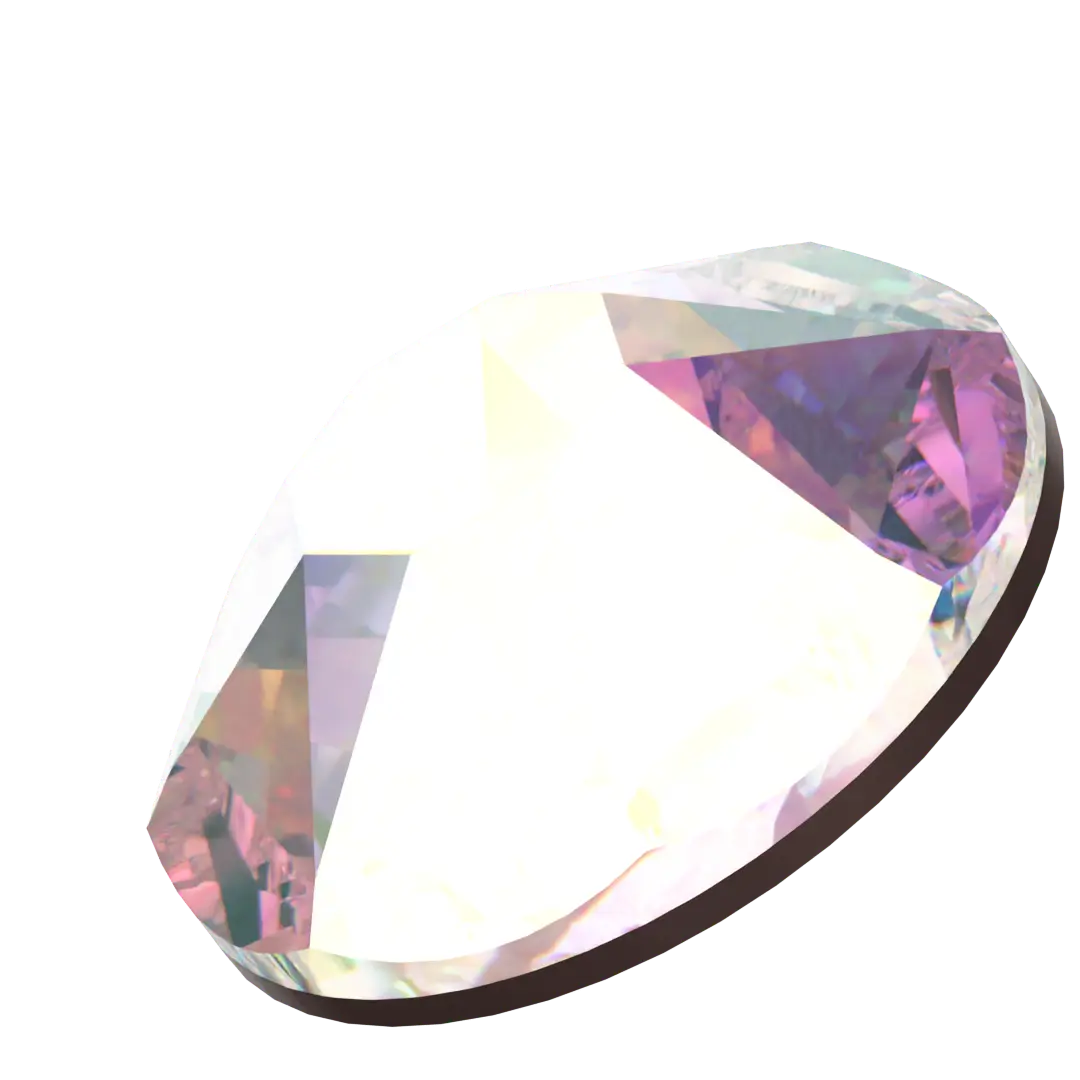 Strass swarovski CRYSTAL AB x10 - Dolly Gems
