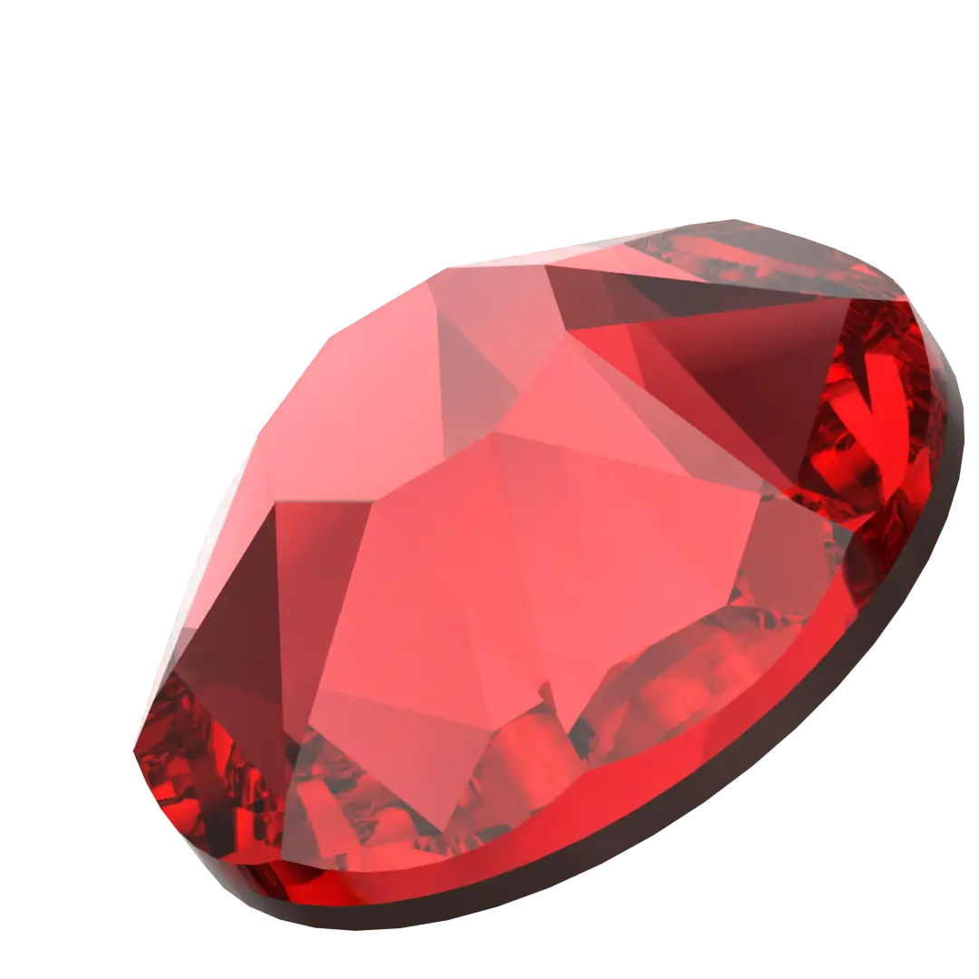 Strass swarovski LIGHT SIAM - Dolly Gems