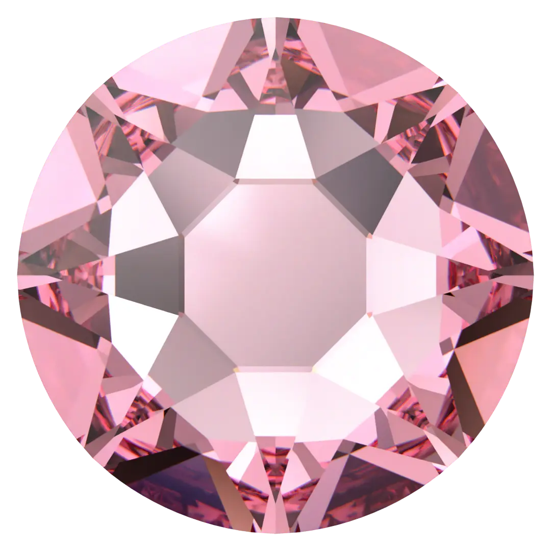 Strass swarovski ROSE clair - Dolly Gems