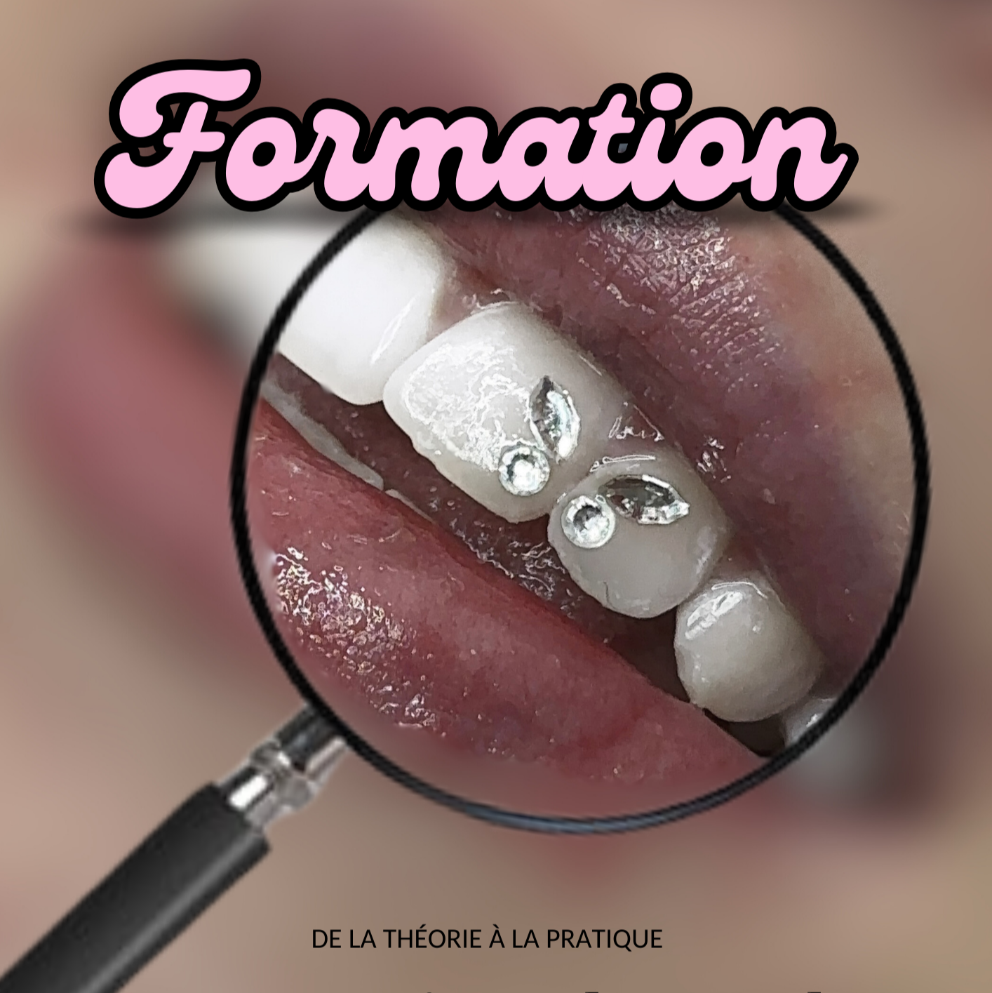 Formation à la pose de strass dentaires (AVEC KIT) - Dolly Gems