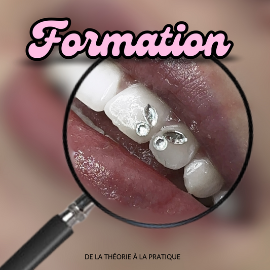Formation à la pose de strass dentaires (SANS KIT) - Dolly Gems